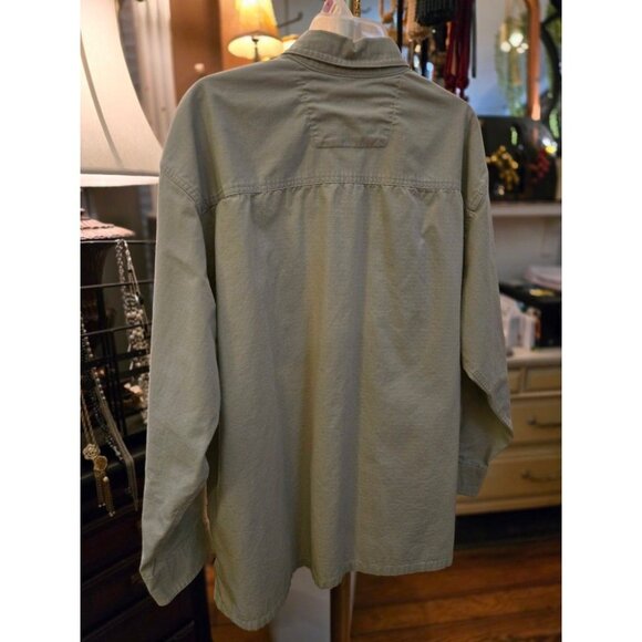 MT # 1005, Men's XL, Rugged Beige Route 66 Since 1926 Long Sleeve, Large Pockets - Picture 4 of 4